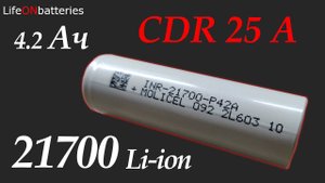 Molicel INR21700-P42A - Подробный тест отличного высокотокового аккумулятора формата 21700