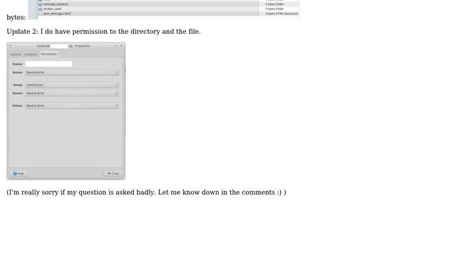 Unzip File: Permission Denied смотреть онлайн