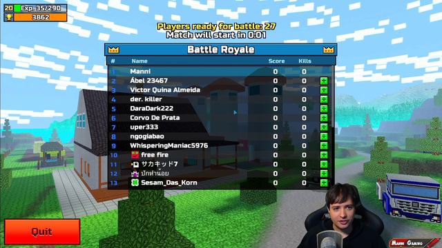 Pixel Gun 3D New Small Isle Battle Royale - Unexpected Victory PG3D смотреть онлайн