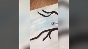 Рисование, старшая группа "Грачи прилетели" .
