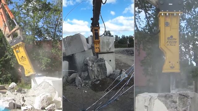 Гидромолот Delta F-35S. Не оставляет бетону шансов смотреть онлайн