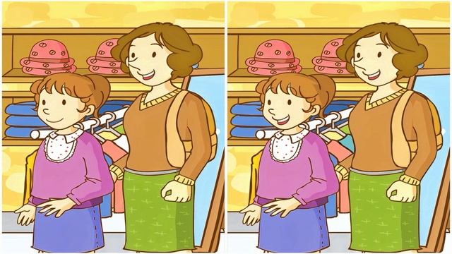 Увидите где спрятаны 3 отличия?