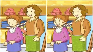 Увидите где спрятаны 3 отличия?