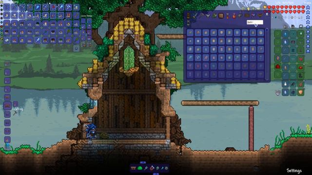 Tree Cottage | Terraria Speed Build смотреть онлайн