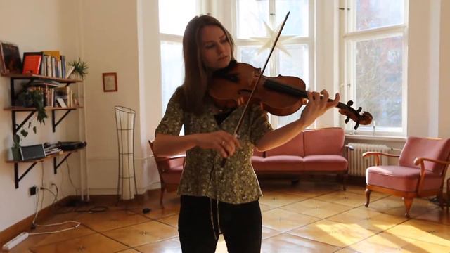 Telemann Fantasia IX, Maria Winiarski, viola смотреть онлайн