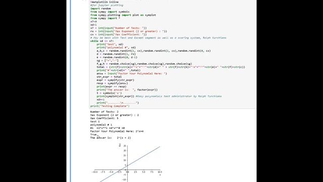 Random Polynomial Generator For Quizzes on Factoring смотреть онлайн