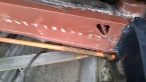 2103 сварка лонжеронов багажника задней панели