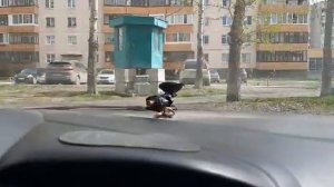 Разворот на Водной от бордюра до бордюра по новому регламенту