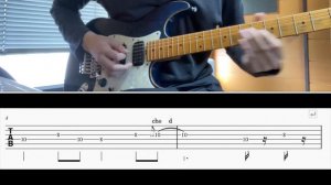 [TAB譜] Believe In Love/Scorpions Guitar riff [ギター]