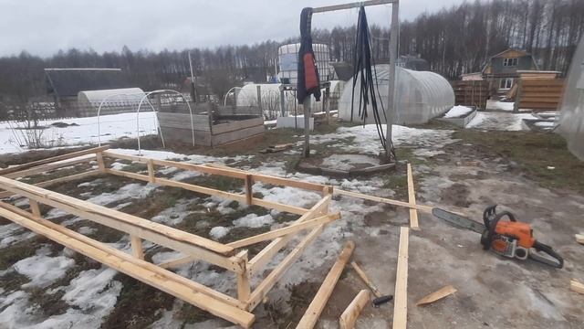 ДЕЛАЕМ МИНИ ТЕПЛИЦУ СВОИМИ РУКАМИ! Нестеры в Деревне.