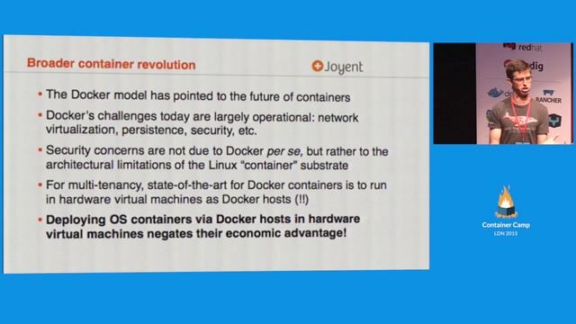 Towards a Containerized Future - Brian Cantrill смотреть онлайн