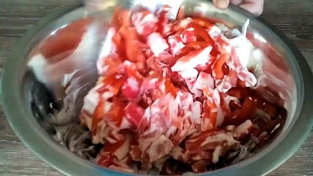 Салат "Красное море". Простой и лёгкий!