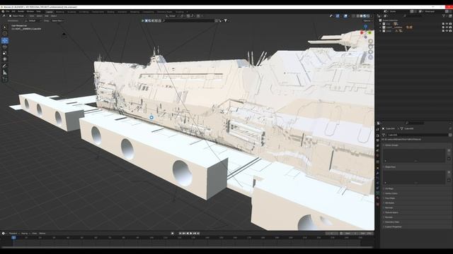 BLENDER - ощущение масштаба сцены ( обзор работы )