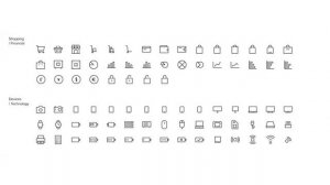 Icons: Line Icons Pack - modern & simple