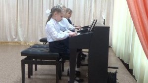 М.Глинка "Полька". Исп. Коломеец Эльза, Евстафьева Ульяна, Сидоренко Даша, Середина Кира.