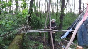 Лесная кровать, или лесной шезлонг? Бушкрафт. Bushcraft, forest bed.