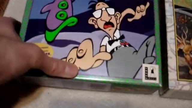 My boxed Lucas Arts Point and Click Adventure games collection
