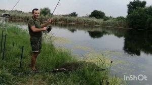 Рыбалка в Ростовской области на Кумженском водоёме. супер клев!