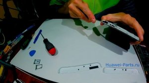 как разобрать Huawei Mediapad X1 ремонт (How to disassemble/Cambiar pantalla)