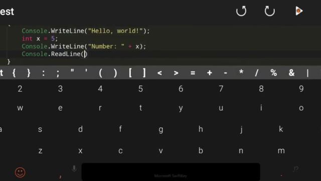 Writing C# code on an Android Phone! смотреть онлайн