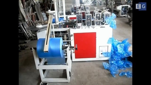 Машина для изготовления бахил из полиэтиленовой пленки