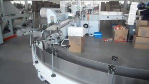 Цех по производству и упаковке бумажных салфеток в пачках