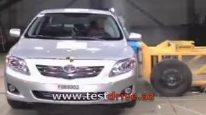 Краш-тест - Toyota Corolla (2007 model) Crash Test Video
