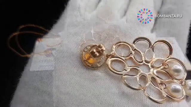 Серьги Boccadamo Arianna, XOR140RS BR/RG, Элитная бижутерия Италия