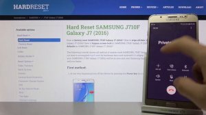 Как принять / отклонить входящий звонок на Samsung Galaxy J7 2016