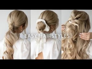 Лёгкие причёски на длинные и средние волосы