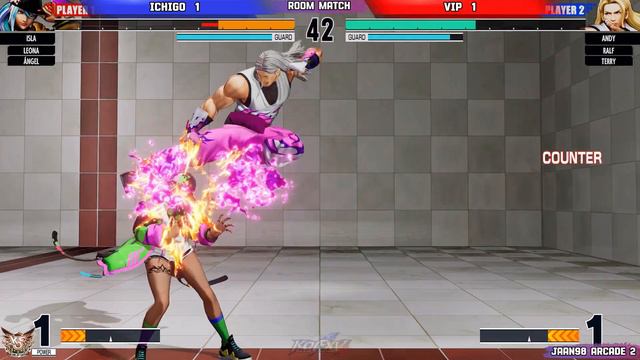 KOFXV⚡ICHIGO (RANDOM) VS VIP (TEAM) STEAM REPLAY 1080p⚡KING OF FIGHTERS 15 смотреть онлайн