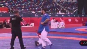 Гази Халилов Чемпион Европы  по борьбе на поясах  г. Баку 3.10.2023г