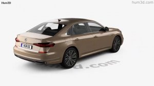 Volkswagen Passat CN-spec 2019 3D model by Hum3D.com