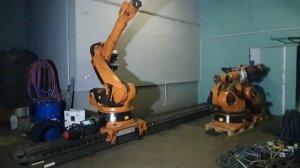 Робот сварщик на рельсах от компании ARM-ROBOT