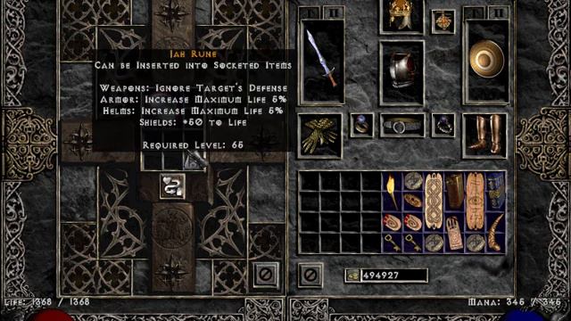 Diablo 2 Making A Phoenix In A Paladin Shield (Sacred Targe Example) смотреть онлайн