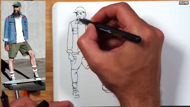 How to sketch PEOPLE quickly & accurately!