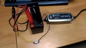 Режим десульфатации на зарядном устройстве CTEK MXS 5.0 - светодиод.