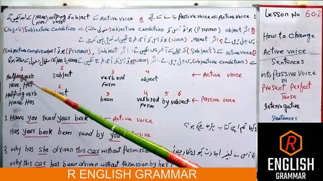 Passive Voice | English Learning |INTERROGATIVE | Active Voice Passive Voice Rules | Present Perfec