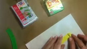 Одуванчик из полимерной глины. Мастер-класс