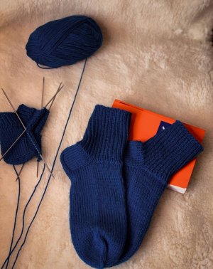 Как связать носки спицами