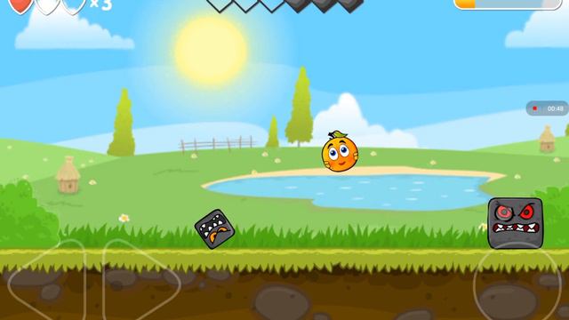 Как победить босса Зелёных Холмов? узнаешь тут ответ! Red ball 4