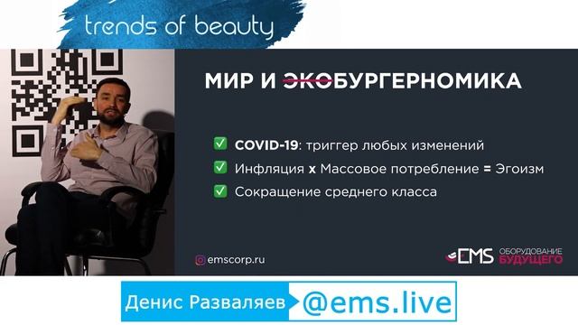 Денис Разваляев - Тренды в бьюти-бизнесе, маркетинге и продажах на 2022 год.