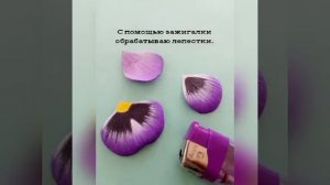 Мастер-класс " Виола из фоамирана".