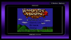 Nintendo Game Boy Color Harvest Moon 2 GBC Intro - Opening