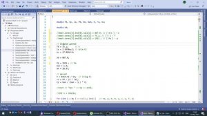 Visual C++ Программа решения уравнений динамики вязкой жидкости. Урок 20.