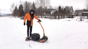 На сноуборде за мотосноубордом ! Что!?!? Тестируем Мотосноуборд СИБМАСТЕР. Что это такое? Попробуй!