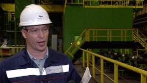Новости Металлоинвеста. На ОЭМК испытывают новую установку для очистки стальной заготовки