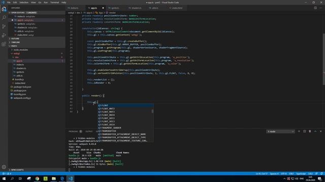 WebGl: We write library on typescript || WebGl: Пишем библиотеку на typescript