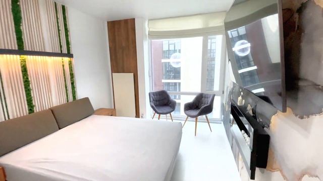 1-к. квартира 38 м2 з ремонтом, і/о в ЖК Манхетен за вул. Ленкавського смотреть онлайн