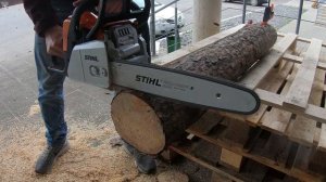 STIHL MS180 против MAKITA DUC353. Бензин или Аккумулятор?